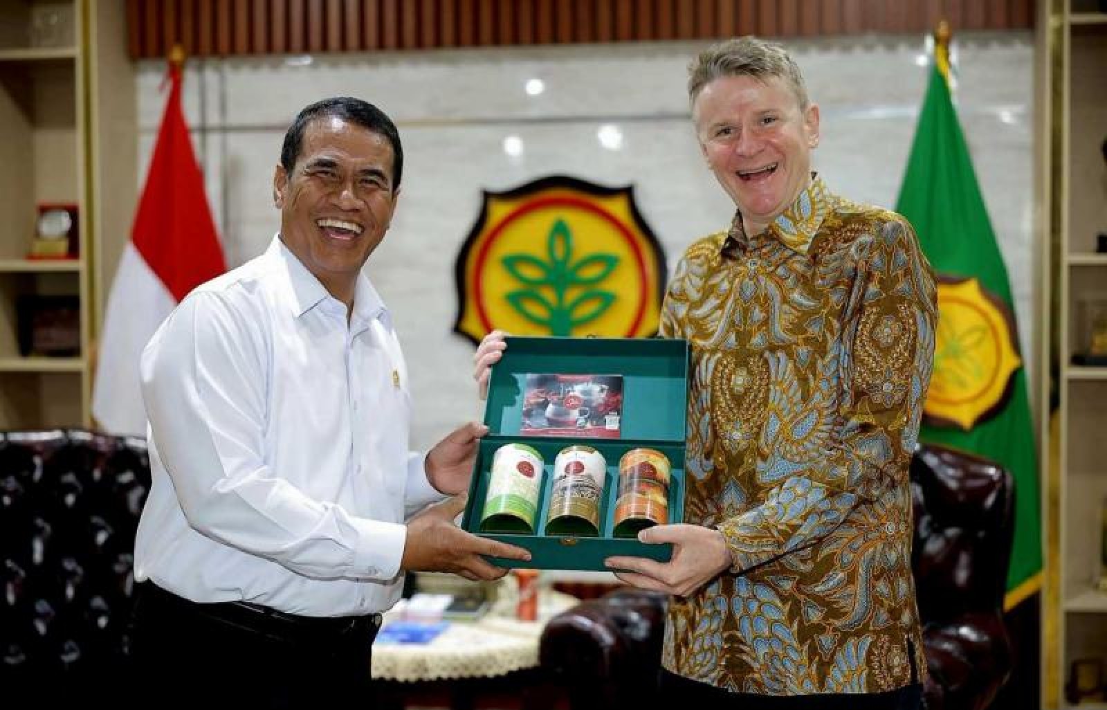 Mentan Amran Perkuat Kemitraan Indonesia - Australia, Dadahup jadi Model Pertanian Rawa Modern