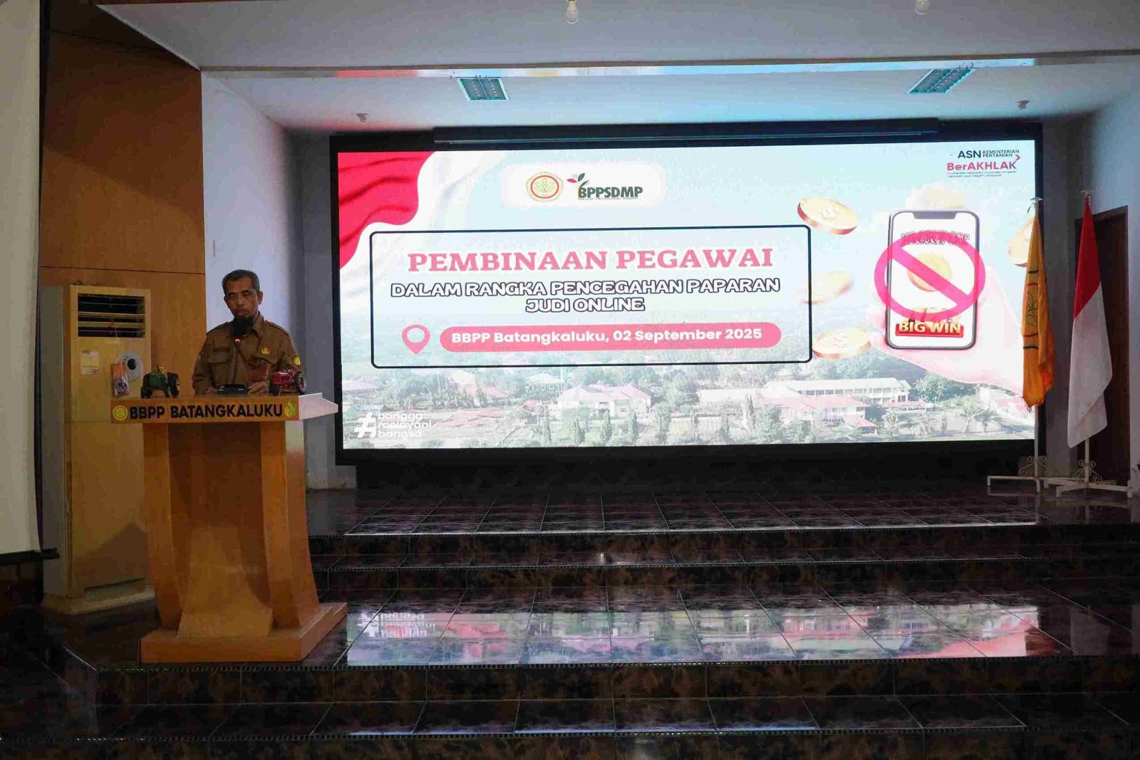 Cegah Judi Online, BBPP Kementan Gelar Pembinaan Pegawai