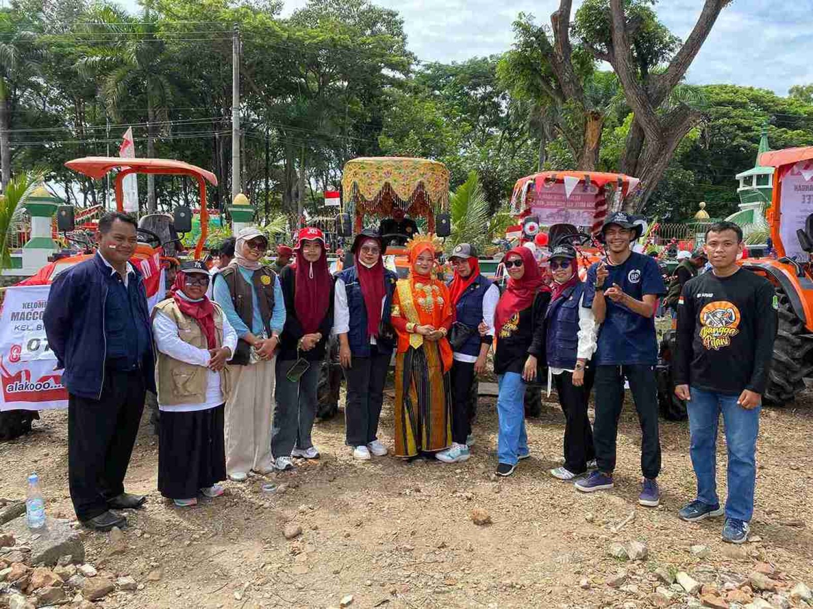 Karnaval Brigade Pangan Sidrap Semarakkan HUT RI ke-80 dan Kebersamaan Petani