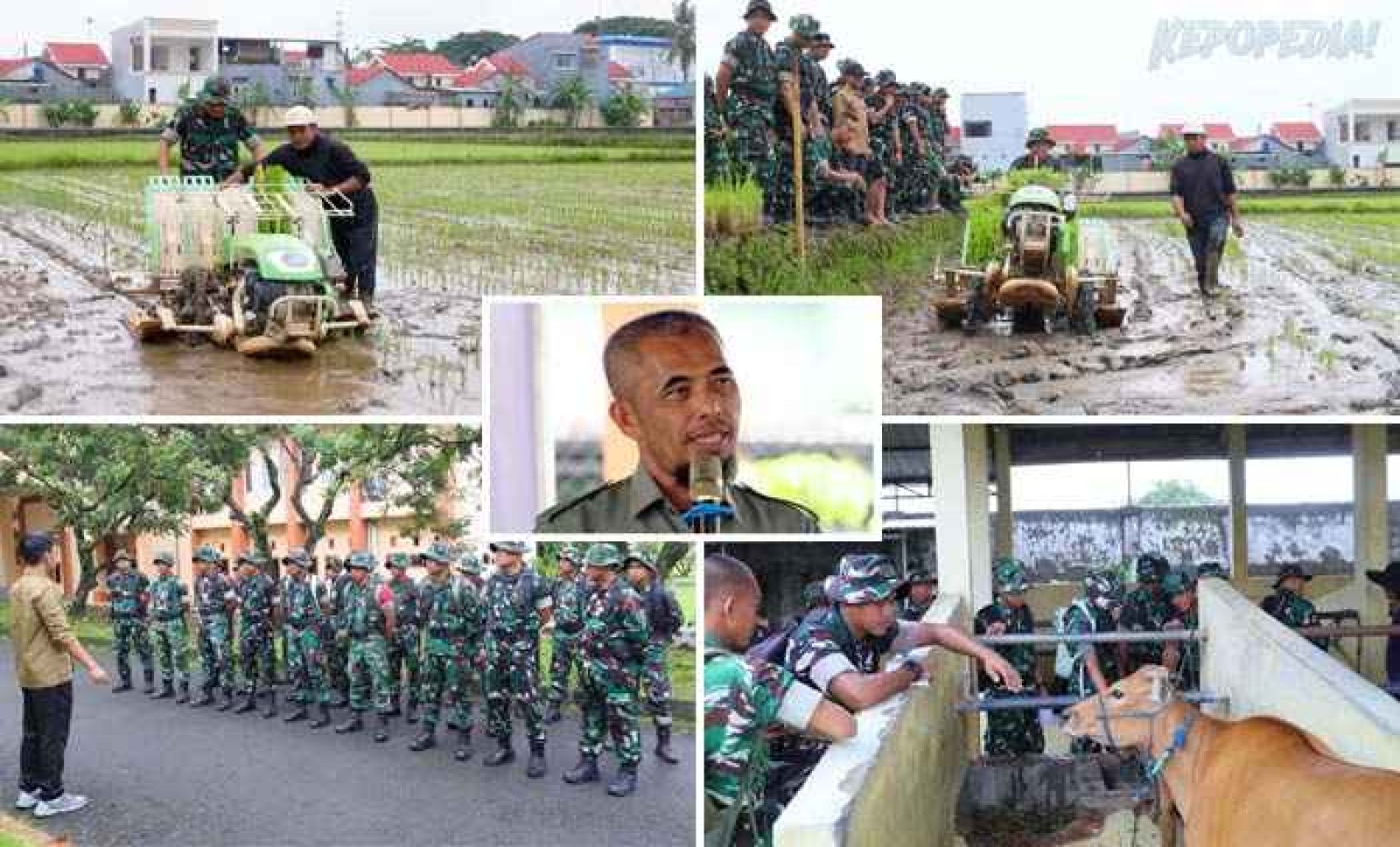 Sinergi TNI AD, Personel Rindam XIV Hsn Pelajari Alsintan di UPT Pelatihan Kementan