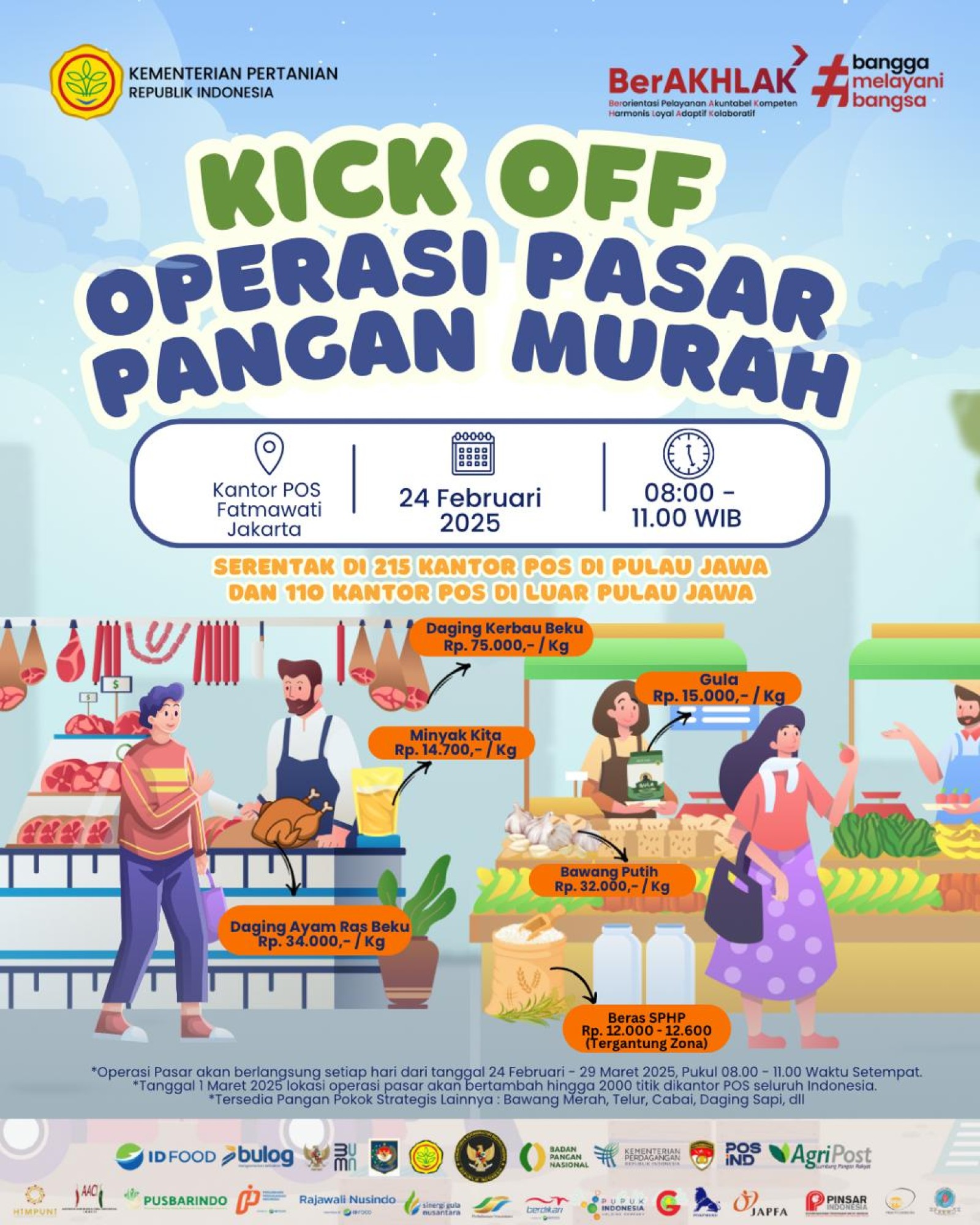 Kick Off Operasi Pasar Pangan Murah