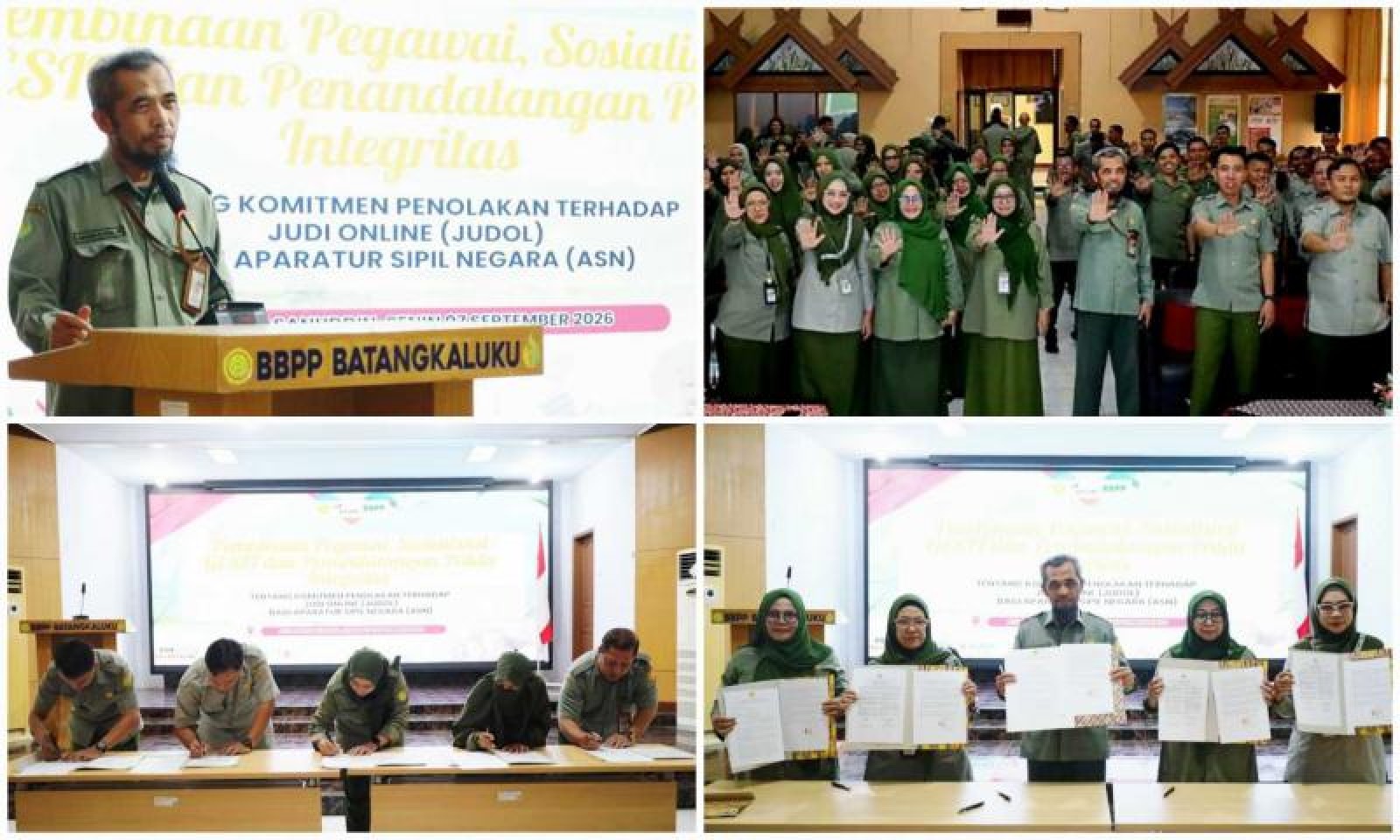 Tangkal Judol, Kementan Perkuat Integritas Pegawai UPT Pelatihan di Gowa Sulsel
