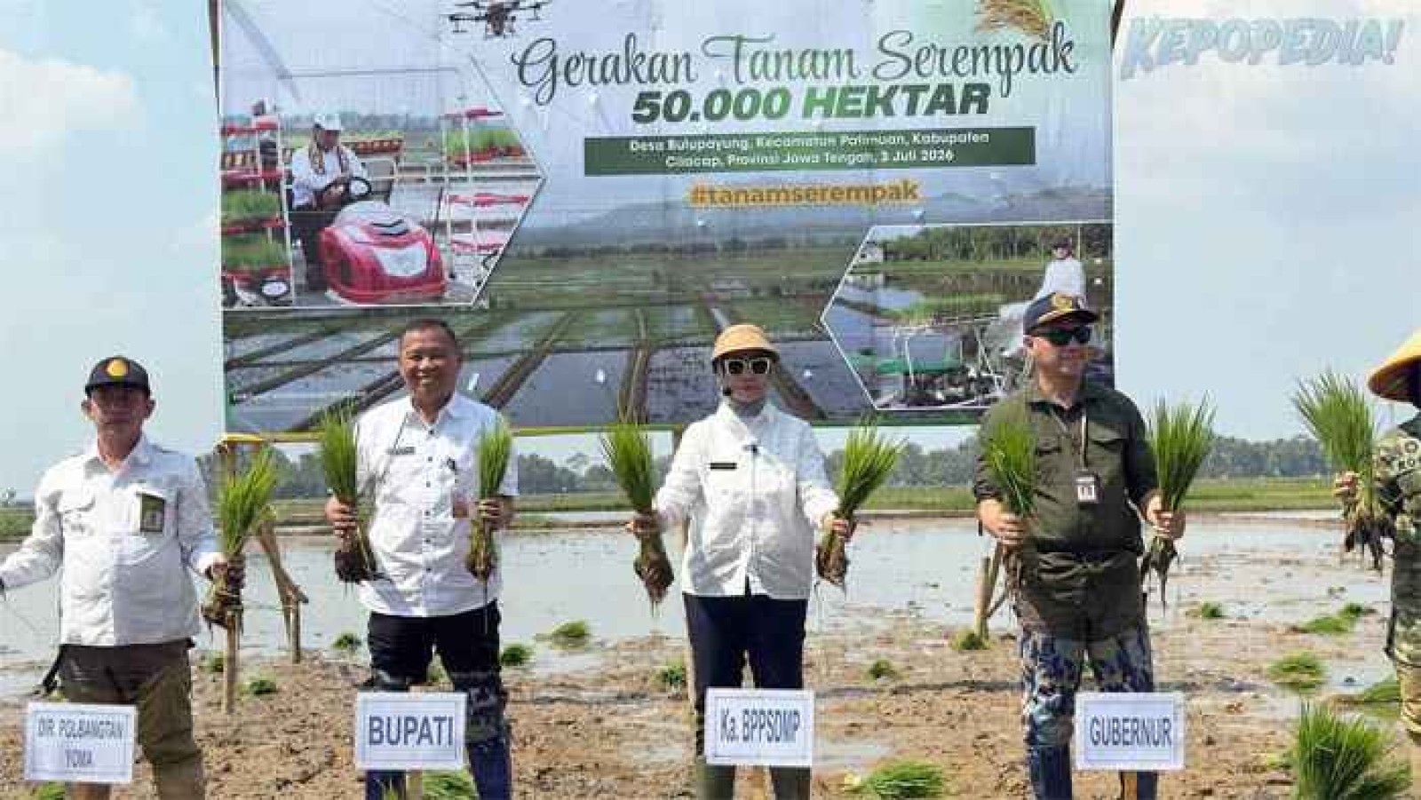 Ketahanan Pangan, BBPP Batangkaluku Kawal Kementan Genjot Tanam Oplah   CSR