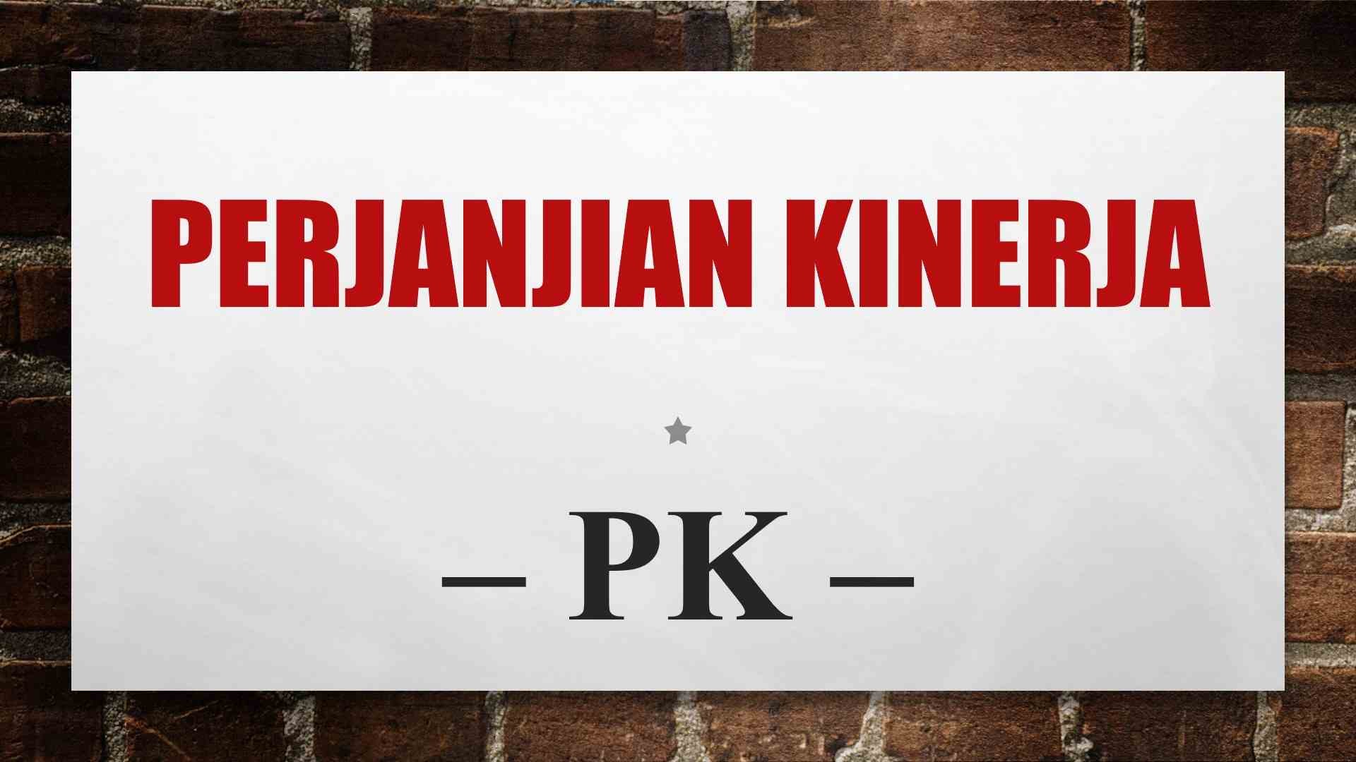 Perjanjian Kinerja