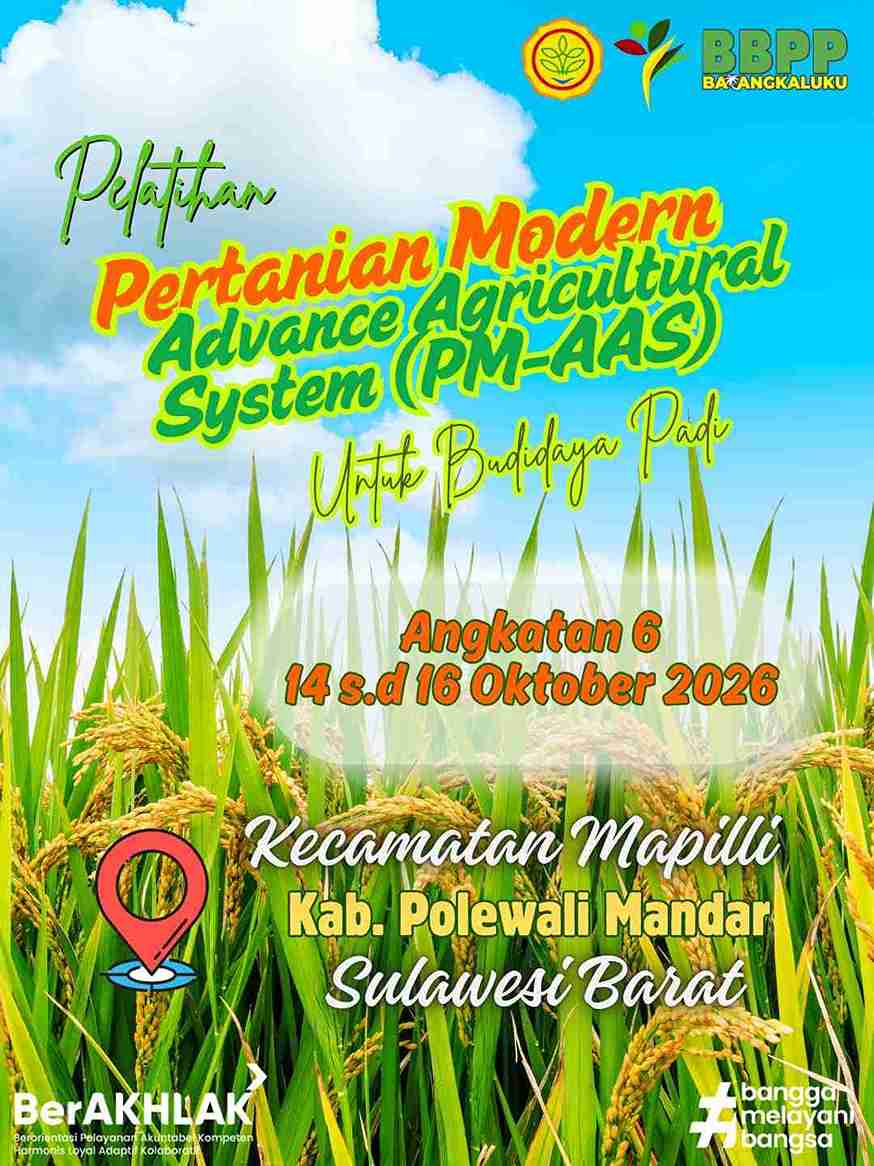 Pelatihan PM-AAS Budidaya Padi Angk. 6