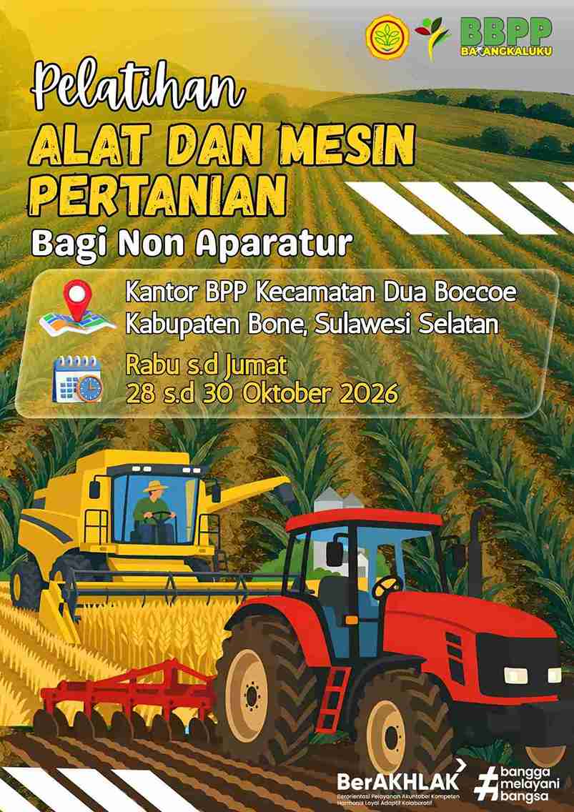 Pelatihan Alat dan Mesin Pertanian